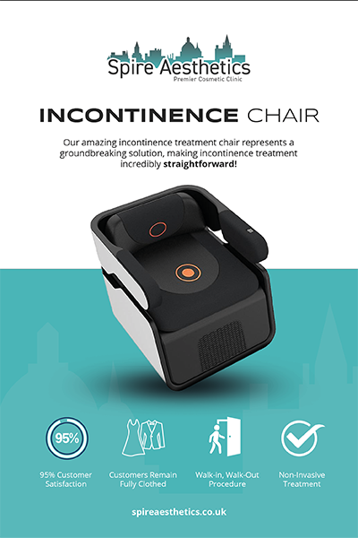 An image of Pelvic Floor Chair Therapy Reading and the benefits.