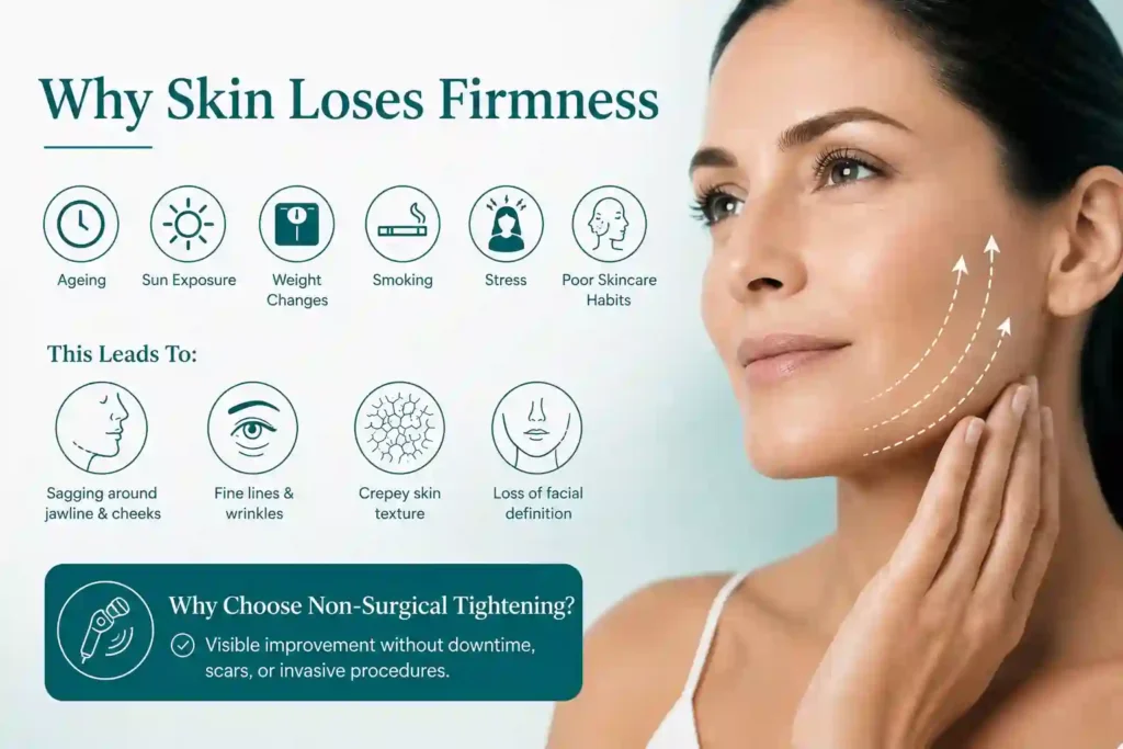 What Makes Skin Lose Firmness and Why Do People Seek Non-Surgical Tightening Reading?