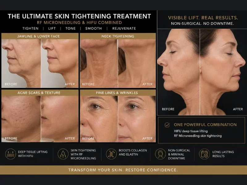 Results of combined treatment for the ultimate skin tightening treatment Reading